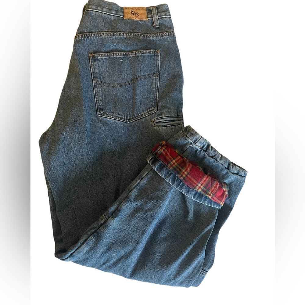 Moose Creek Cotton Flannel Lined Jeans 40x32